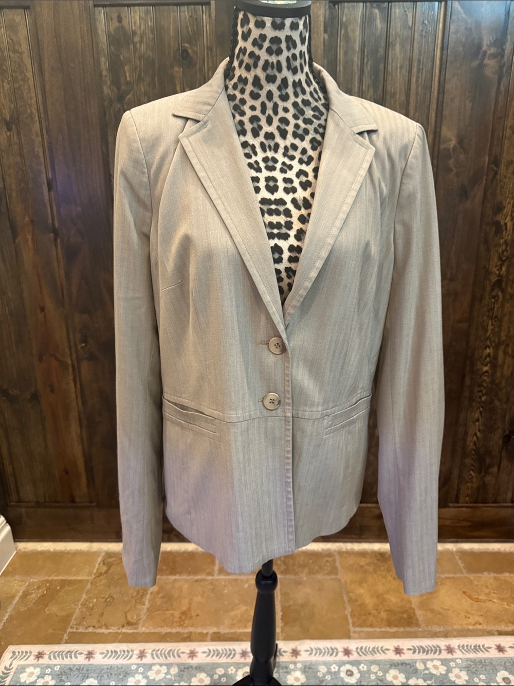 long tall sally Neutral Tailored Two-Button Blazer